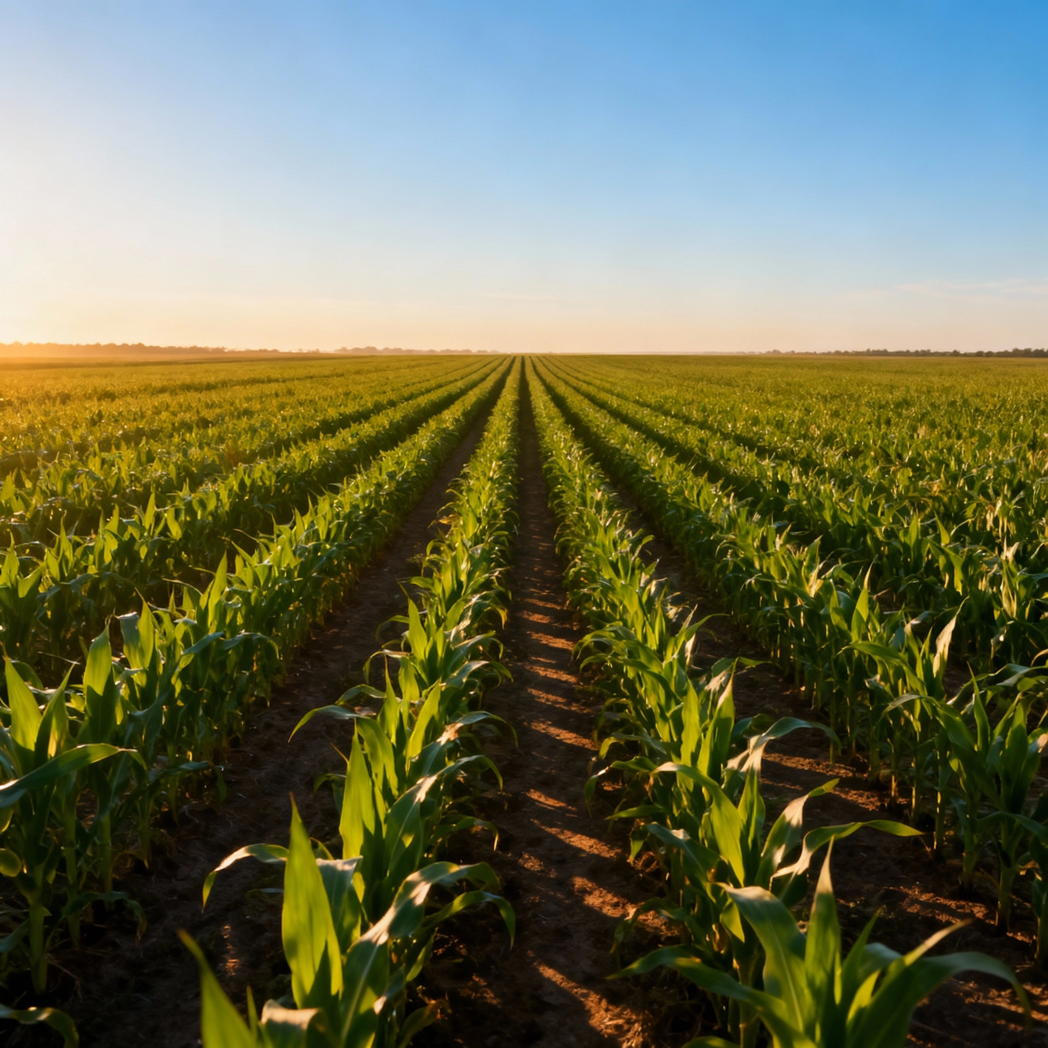 Growing Corn Field - Nature's carbon capture